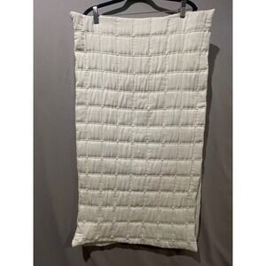 Miryana Kohls Pair (2) Pillow Sham Quilted Cream King